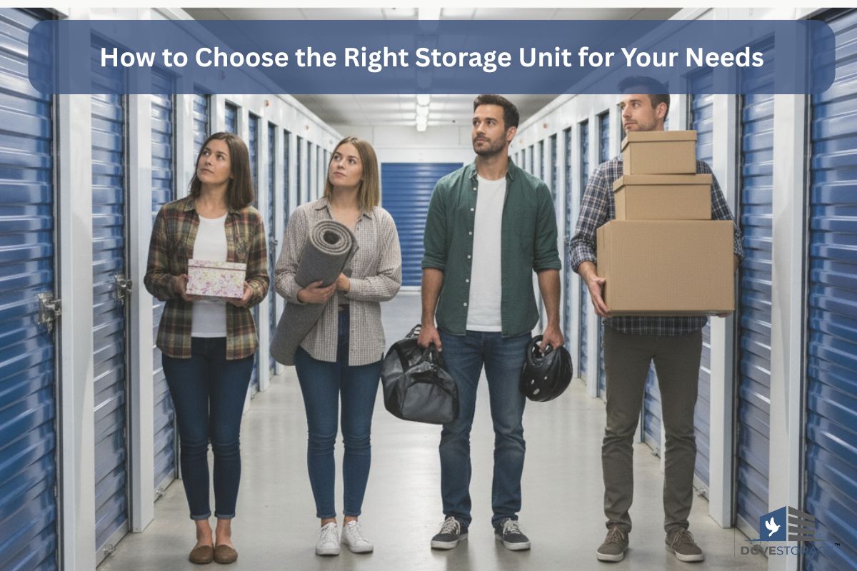 How to Choose the Right Storage Unit for Your Needs